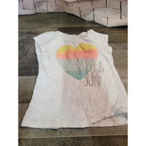 Carter's Love surf heart youth‎ tee shirt